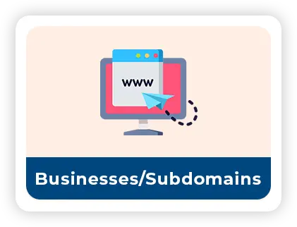 Bussiness/Subdomains